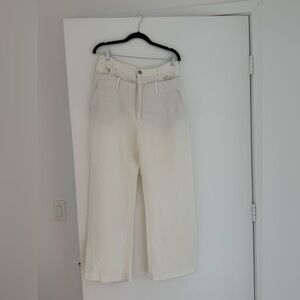 Zara Cream Wide Leg Women's Pants